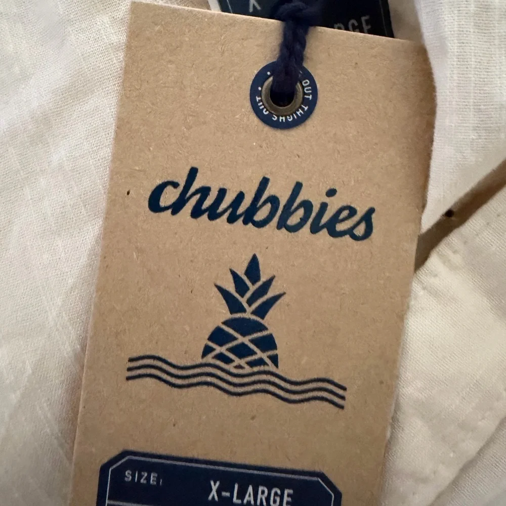 New Chubbies men’s Friday shirt button front stars no stripes short sleeve - Picture 5 of 6